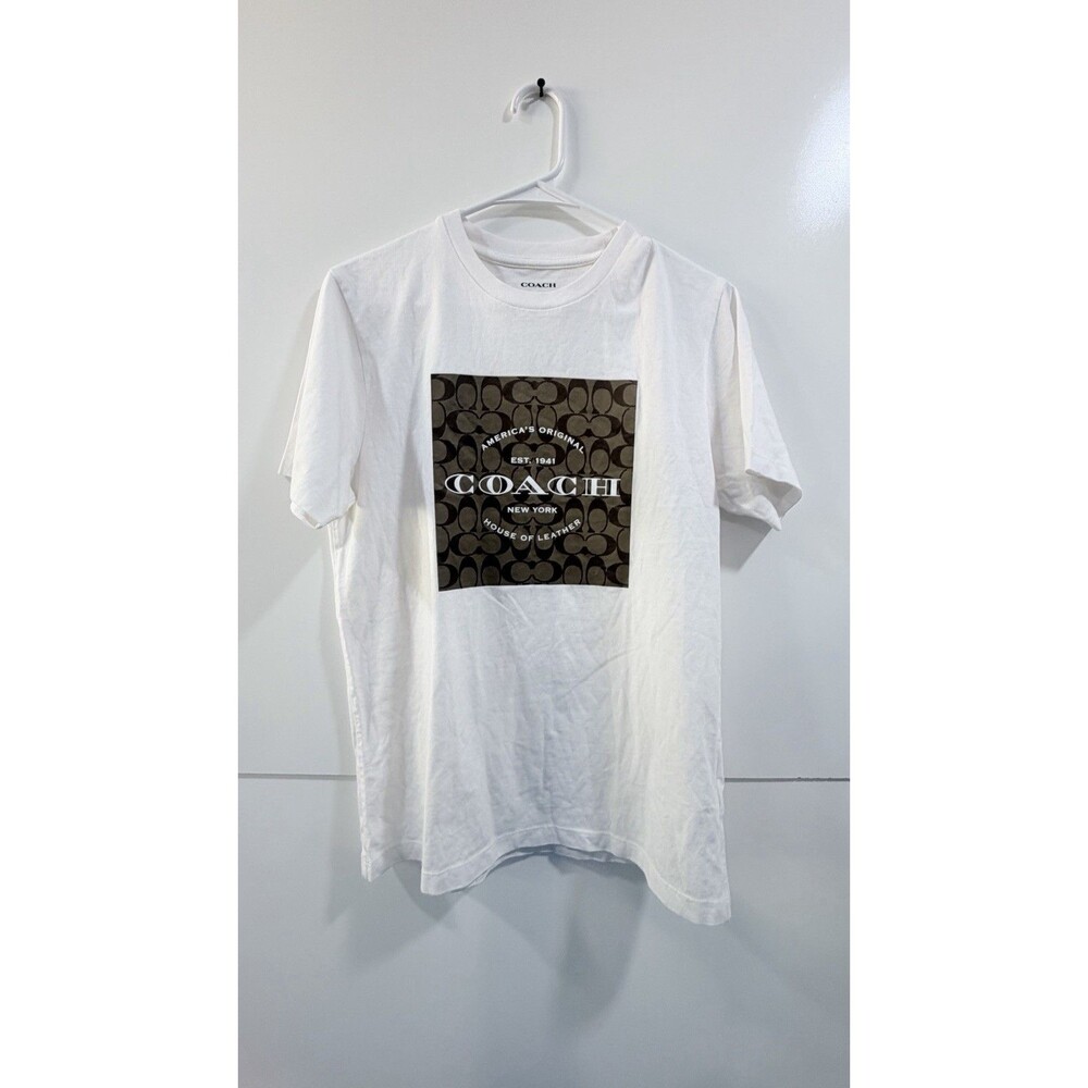Coach Women’s T Shirt Size Small Graphic Print Excellent Condition